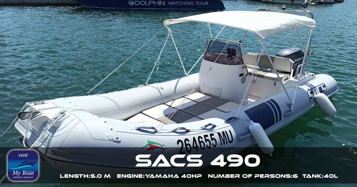 Rent a boat Murter:  Sacs 490